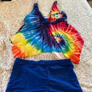 NWOT Esprelia Womens Plus Size 22W Tankini Set
